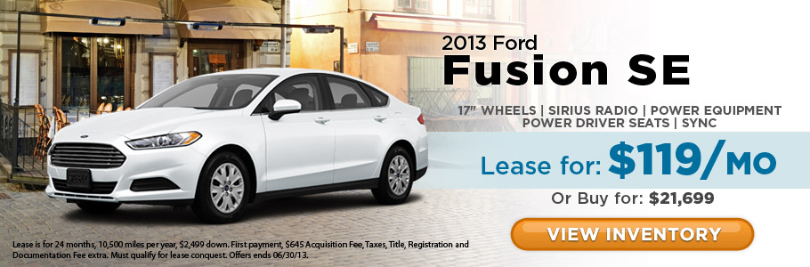 New 2013 Ford Fusion in Watertown Massachusetts