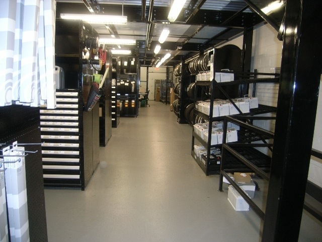 We have over $500,000 of Part's Inventory in stock
