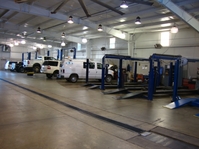 Service Technician work area
