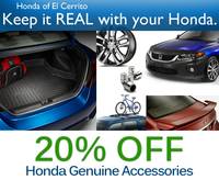 Accessories 15% OFF! Take 15% OFF the List Price of ALL OEM Factory Accessories