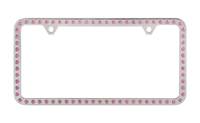 CRYSTAL PLATE FRAME 1 ROW $29.95 2 ROW $54.95