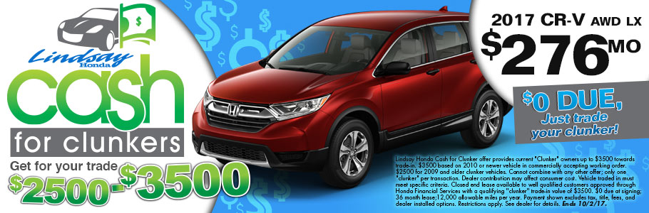 Lindsay honda deals